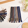 12Pcs 6 Colors Nylon Zipper Fastener FIND-GF0008-20A-3