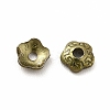 Ion Plating(IP) 304 Stainless Steel Bead Caps STAS-N0005-01AB-2