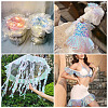 5 Yards Polyester Ruffled Ribbon OCOR-TA0004-06C-8