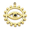 Ion Plating(IP) 304 Stainless Steel Rhinestone Pendants STAS-U034-03G-1