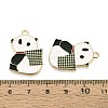 Alloy Enamel Pendants ENAM-N063-02B-3