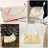 2Pcs Alloy Enamel Pink Bowknot Tassel 304 Stainless Steel Cable Chain Bag Decorative Chains AJEW-BBC0001-04-5
