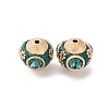 Handmade Resin Indonesia Round Beads IPDL-R400-17-1