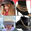 8Pcs 8 Styles 304 Stainless Steel & Aluminum Cable Chains Baseball Cap Chain HJEW-SC0002-51-5