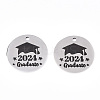 Non-Tarnish 201 Stainless Steel Pendants LS-STAS-T064-38P-25-2