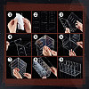 5 Grids Acrylic Belt Storage Rack CON-WH0086-071-5