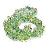 Electroplate Glass Beads Strands EGLA-D030-17E-2