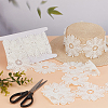 4 Yards Flower Polyester Embroidery Lace Ribbon OCOR-MA0001-41A-5