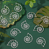20Pcs 201 Stainless Steel Pendants STAS-DC0007-14-4