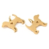 PVD Vacuum Plating 304 Stainless Steel Pendants X-STAS-Z042-11G-2