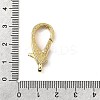 Brass Clear Cubic Zirconia Lobster Claw Clasps KK-Z078-49B-G-3