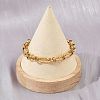 304 Stainless Steel Figaro Chain Bracelets for Women BJEW-Z143-06G-2