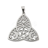 304 Stainless Steel Pendants STAS-M067-04P-1
