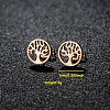 201 Stainless Steel Stud Earrings FS-WGB18B1-27-1