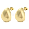 Rack Plating Brass Teardrop Stud Earrings EJEW-P242-03G-1