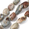 Natural Shoushan Stone Beads Strands G-D098-C05-2