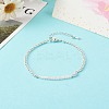 Natural Rose Quartz Beaded Bracelets BJEW-JB06384-09-2