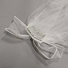 Bowknot Polyester Bridal Mesh Veil AJEW-WH20073-030-2