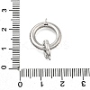Brass Cubic Zirconia Fold Over Clasps LS-KK-Q048-11P-3