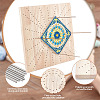 Wooden Crochet Blocking Board DIY-WH0387-22A-4