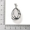 Natural Quartz Crystal Teardrop Pendants G-G112-03P-04-3