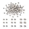 180Pcs 201 & 303 & 304 Stainless Steel Spacer Beads STAS-MP0001-07-1