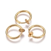 304 Stainless Steel Clip-on Earring Findings LS-STAS-M274-026G-2