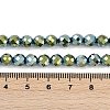 Electroplated Synthetic Non-magnetic Hematite Beads Strands G-H072-B01-01D-4