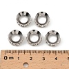Brass Rhinestone Spacer Beads RSB094-1-4