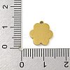 316 Surgical Stainless Steel Enamel Charms STAS-M073-33A-01G-1-3