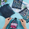 50pcs Large Organza Pouches Portable Shoes Bag Travel Storage Drawstring Bags OP-SP0001-03C-02-3