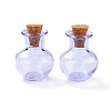 Round Glass Cork Bottles Ornament GLAA-D002-03H-1