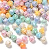UV Plated Opaque Acrylic Beads OACR-P032-03M-1