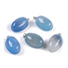 Natural Agate Dyed Pendants G-Q172-07P-02-1