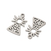 201 Stainless Steel Laser Cut Pendants STAS-P428-10P-02-2