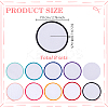 80Pcs 8 Bags Computerized Embroidery Polyester Iron on/Sew on Patches DIY-GO0003-19-2