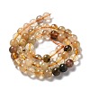 Natural Rutilated Quartz Beads Strands G-B029-B02-03-2