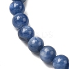Natural Kyanite Beads Stretch Bracelets for Men Women BJEW-JB12283-3
