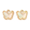 Rack Plating Alloy Glass Charms FIND-Q099-07G-07-1