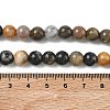 Dyed Natural Malaysia Jade Beads Strands G-G021-02B-25-2
