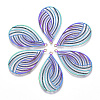 Ion Plating(IP) 304 Stainless Steel Filigree Pendants STAS-YW0002-36-1
