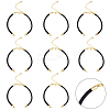 10Pcs Nylon Cords Bracelet Makings Fit for Connector Charms AJEW-DC0001-90-1