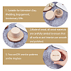 Round Wooden Storage Boxes Ring Box CON-WH0079-88-6