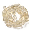 Raw Rough Natural Lemon Quartz Beads Strands G-I283-G10-02-3