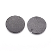 304 Stainless Steel Textured Pendants Ion Plating(IP) LS-STAS-I098-01-20mm-B-2