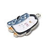 Winter Theme Alloy Enamel Pendants ENAM-M002-04I-P-2
