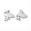 Tarnish Resistant 304 Stainless Steel Charms X-STAS-G215-02P-2