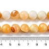 Natural Yellow Jade Beads Strands G-F591-17-10MM-6
