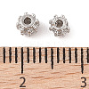 Brass Micro Pave Clear Cubic Zirconia Spacer Beads LS-KK-N256-12P-3