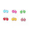 304 Stainless Steel Enamel Charms STAS-N0013-10P-1